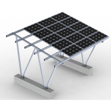 Sistema de montaje de panel solar usado en el hogar